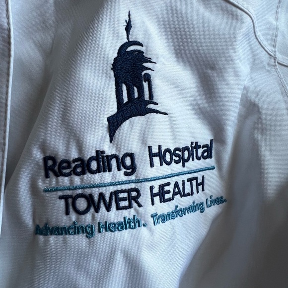 Ladies Eddie Bauer Weatheredge Rain Coat in White size medium NWT- ‼️HAS LOGO‼️ - Picture 5 of 11